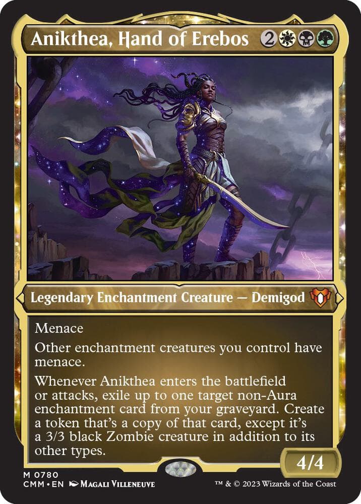 Anikthea, Hand of Erebos (Display Commander) (Foil Etched) - Thick Stock