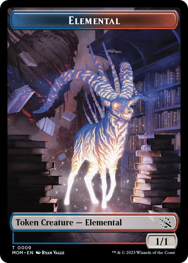 Elemental (0009) // Spirit (0013) Double-Sided Token