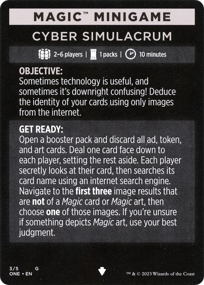 Magic Minigame: Cyber Simulacrum