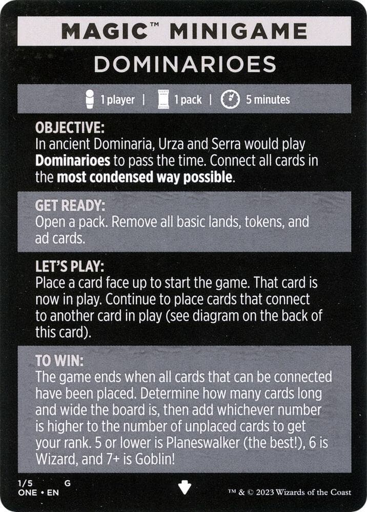 Magic Minigame: Dominarioes