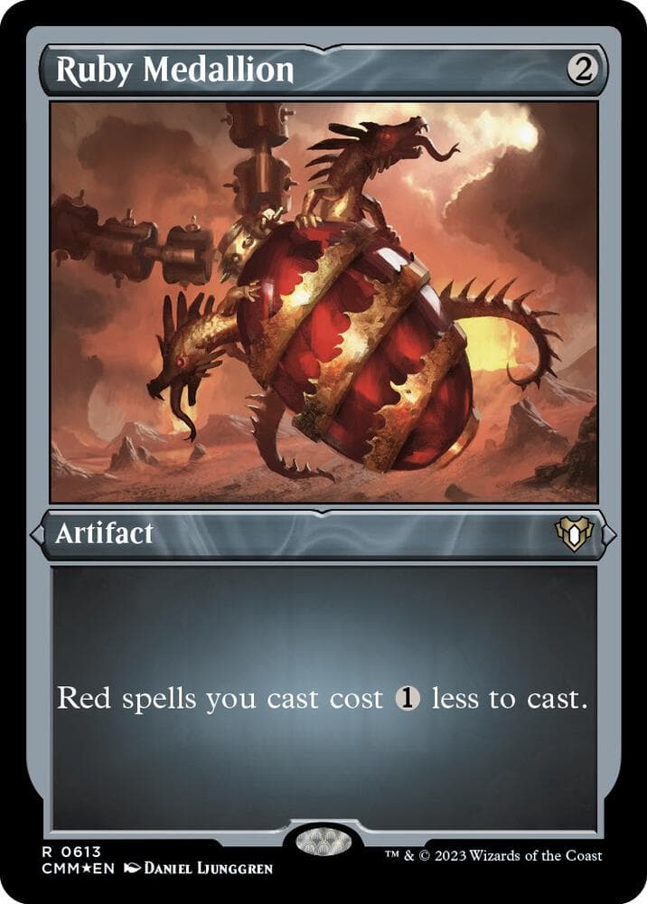 Ruby Medallion (Foil Etched)