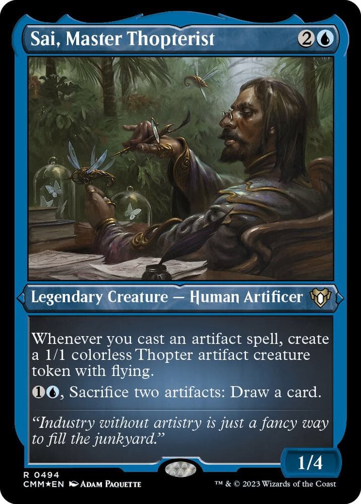 Sai, Master Thopterist (Foil Etched)