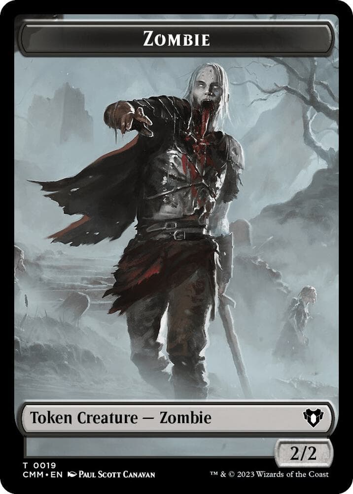 Zombie (0019) // Construct (0042) Double-Sided Token