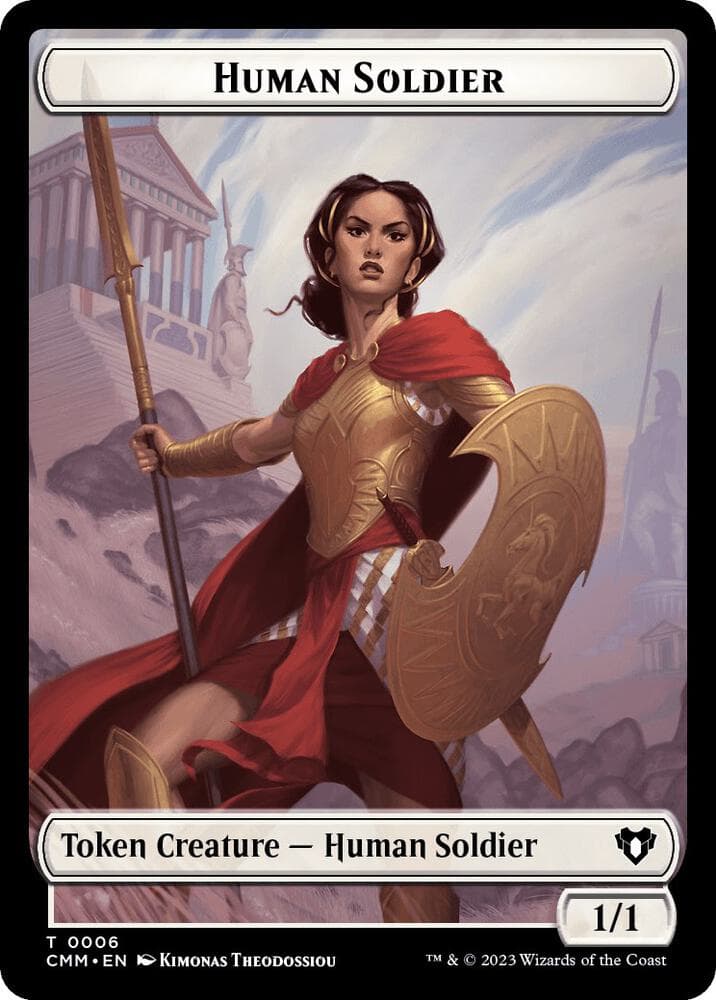 Human Soldier // Phyrexian Germ Double-Sided Token