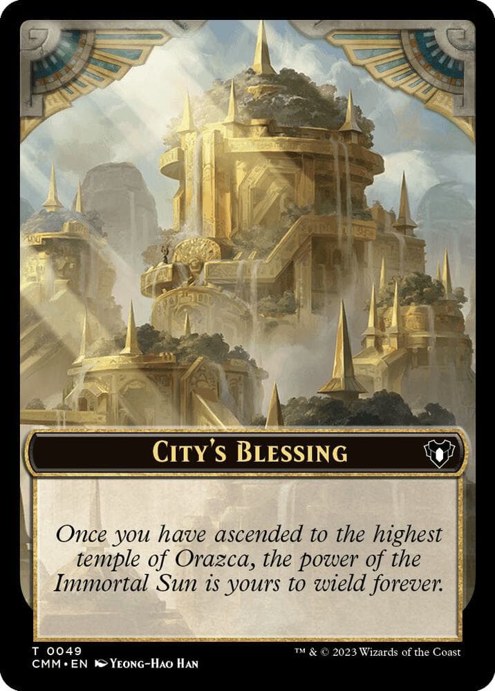 City's Blessing // Phyrexian Myr Double-Sided Token