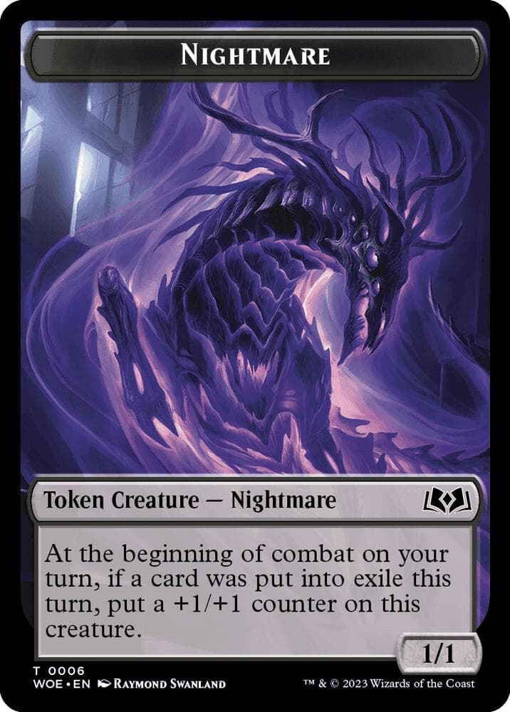 Nightmare // Food (0010) Double-Sided Token