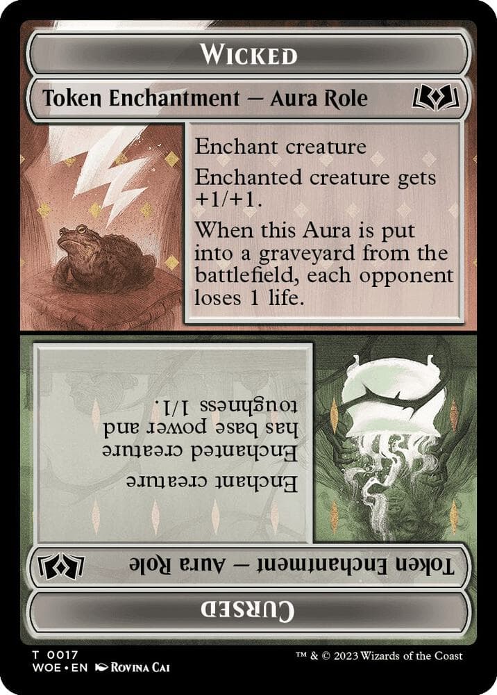 Wicked Role / Cursed Role // Emblem - On An Adventure Double-Sided Token