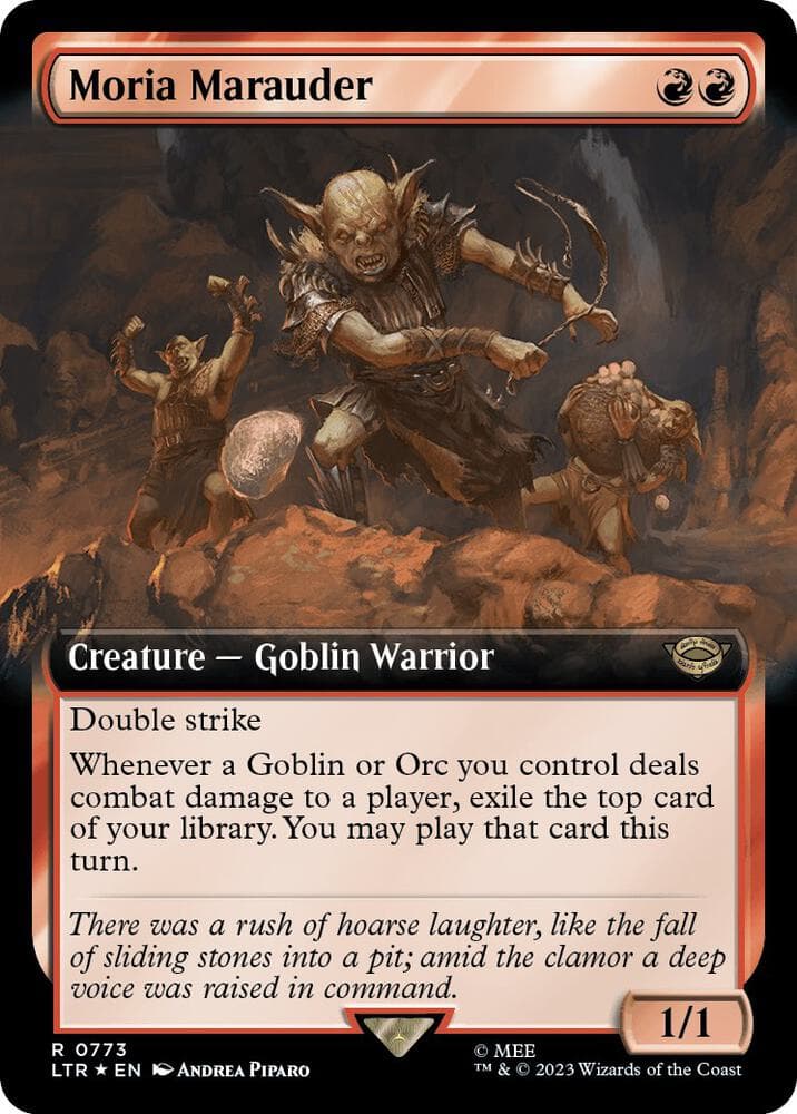 Moria Marauder (Extended Art) (Surge Foil)