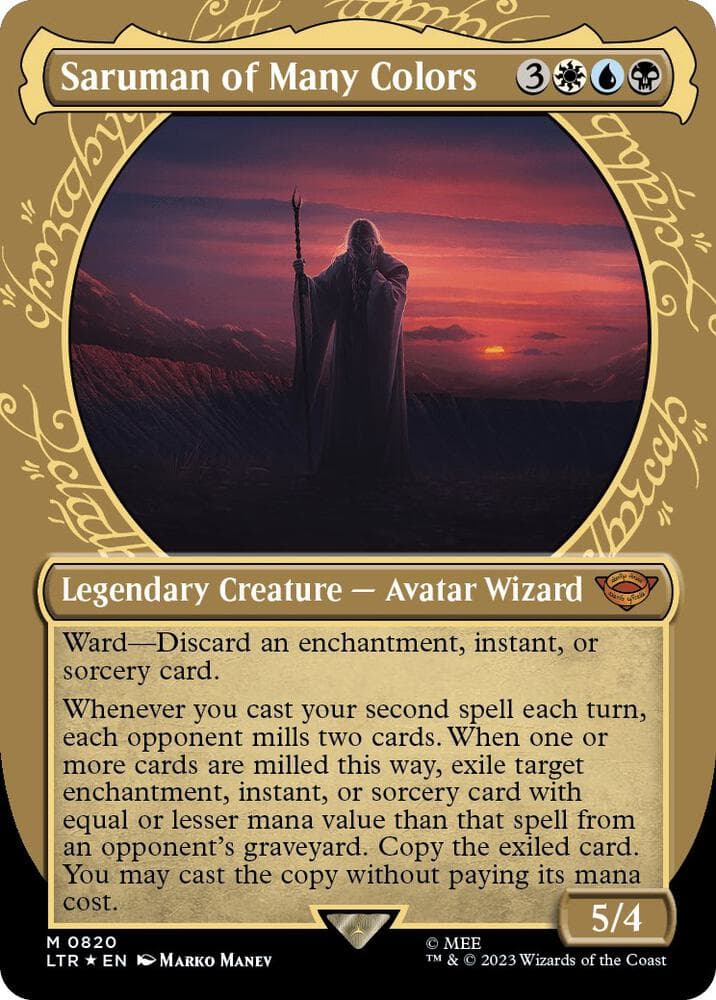 Saruman of Many Colors (Showcase) (Surge Foil)