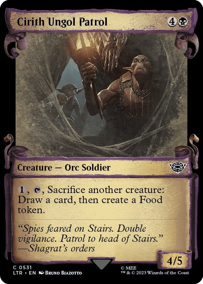 Cirith Ungol Patrol (Showcase Scrolls)