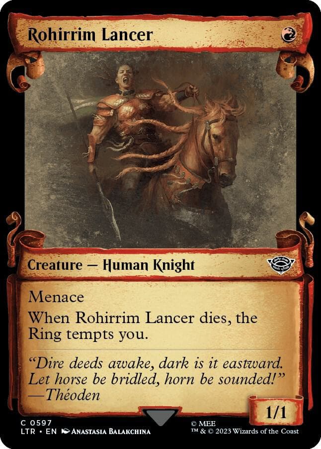 Rohirrim Lancer (Showcase Scrolls)