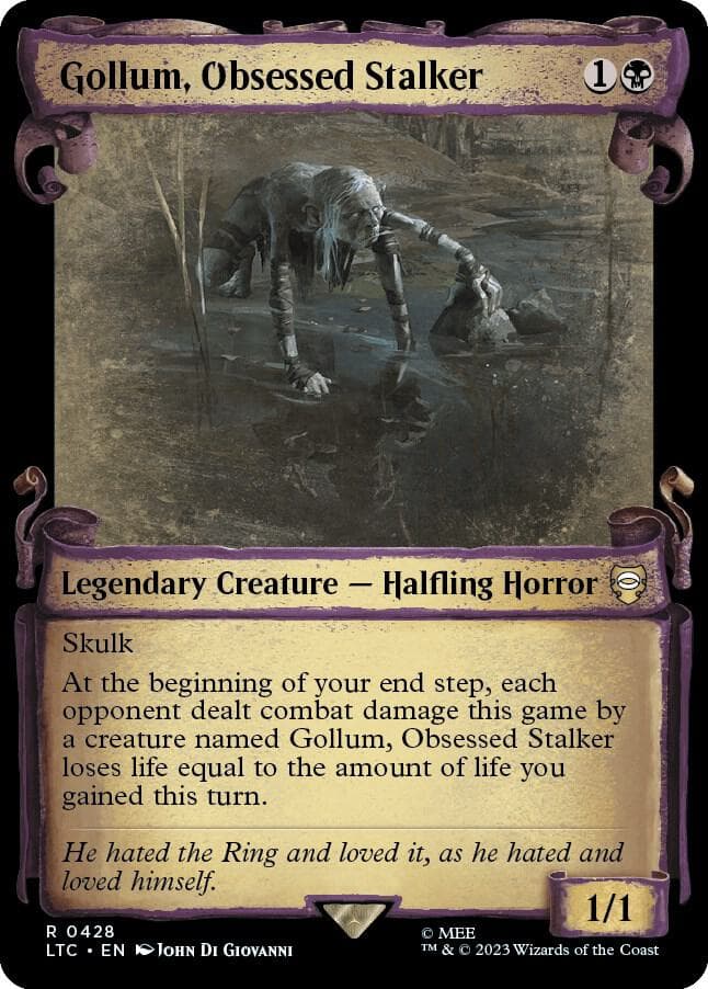 Gollum, Obsessed Stalker (Showcase Scrolls)