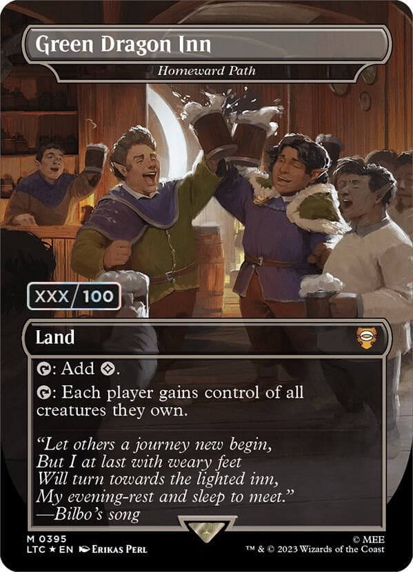 Green Dragon Inn - Homeward Path (Borderless) (Serial Numbered)