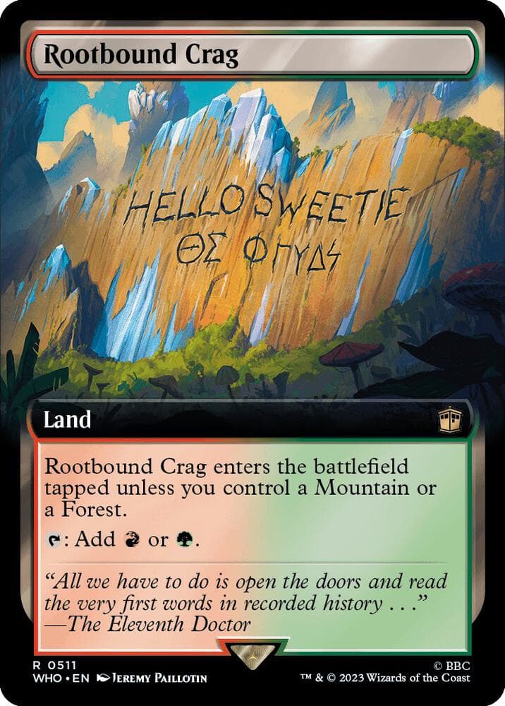 Rootbound Crag (Extended Art)