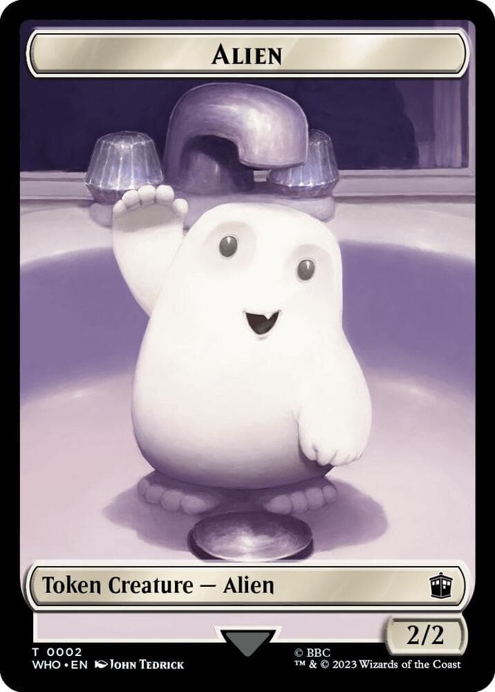 Alien // Alien Salamander Double-Sided Token