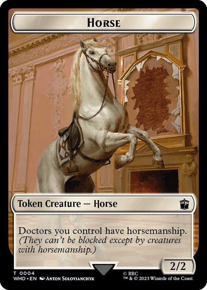Horse // Clue (0022) Double-Sided Token
