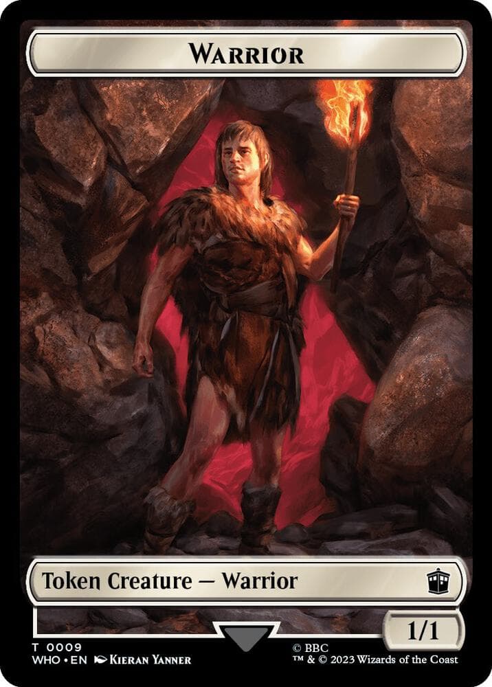 Warrior // Beast Double-Sided Token