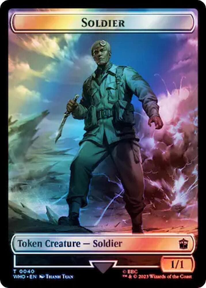 Soldier // Mutant Double-Sided Token (Surge Foil)