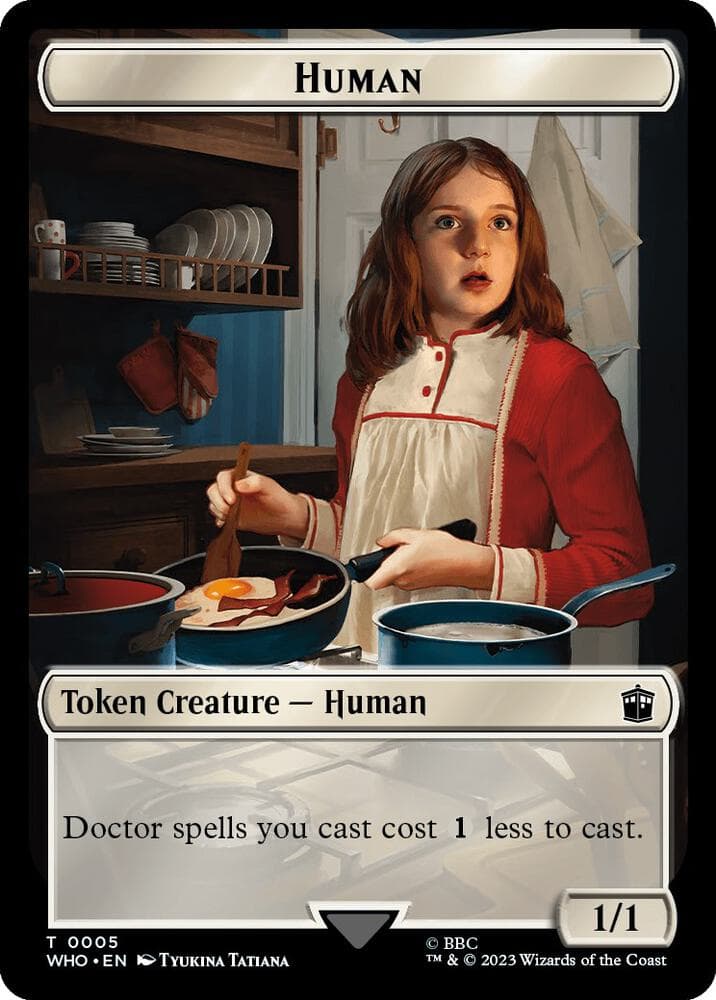 Human (0005) // Treasure (0028) Double-Sided Token