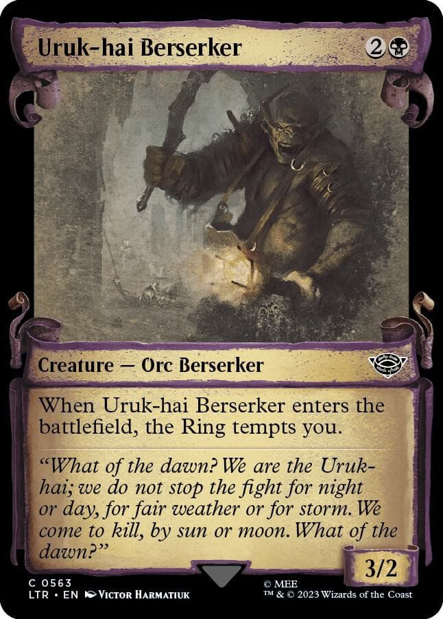 Uruk-hai Berserker (Showcase Scrolls)