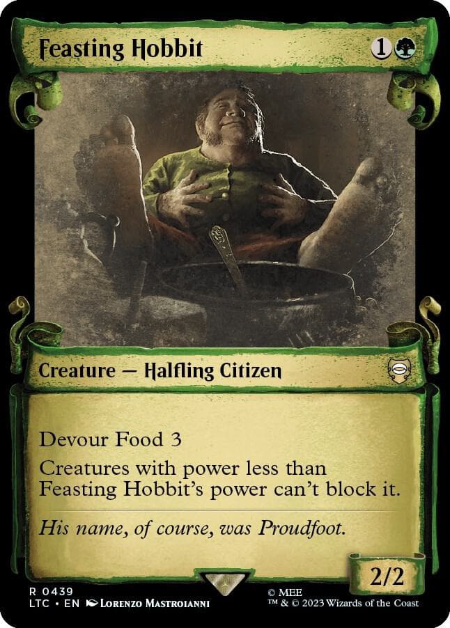 Feasting Hobbit (Showcase Scrolls)