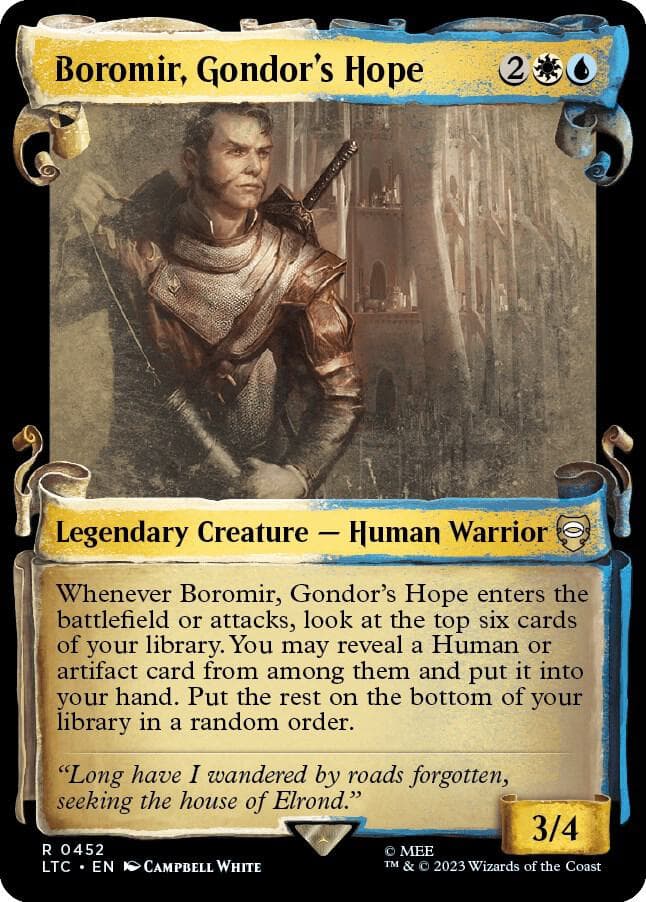 Boromir, Gondor's Hope (Showcase Scrolls)