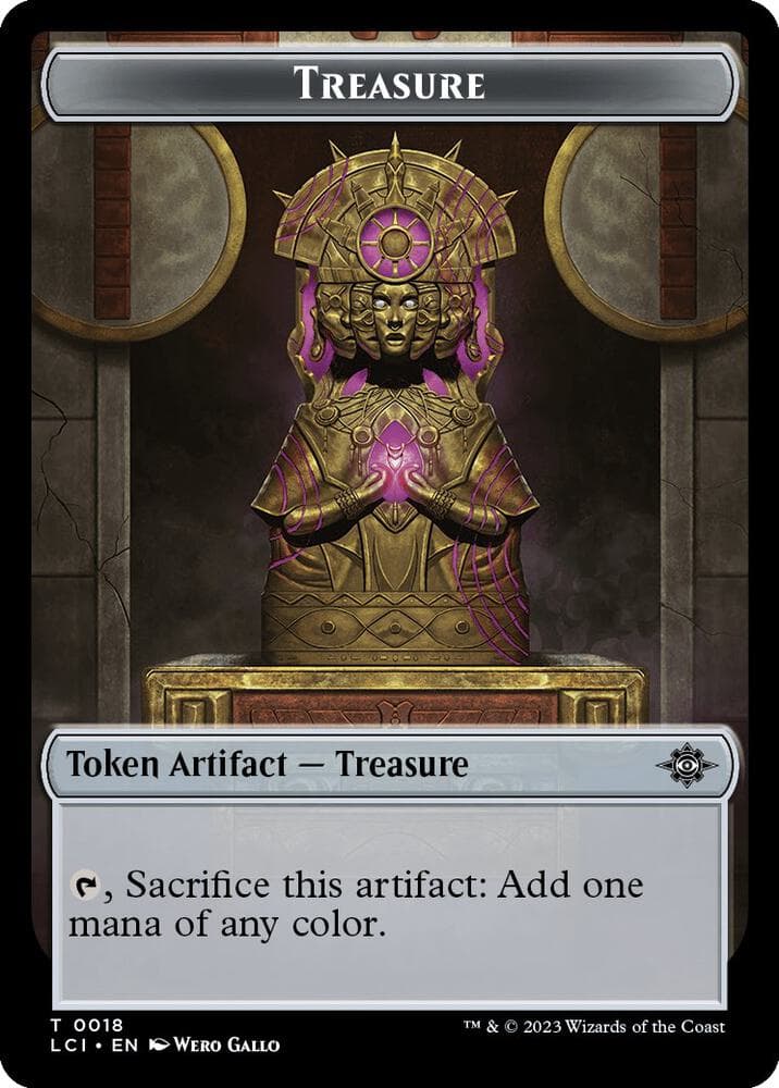 Treasure (0018) // Golem Double-Sided Token