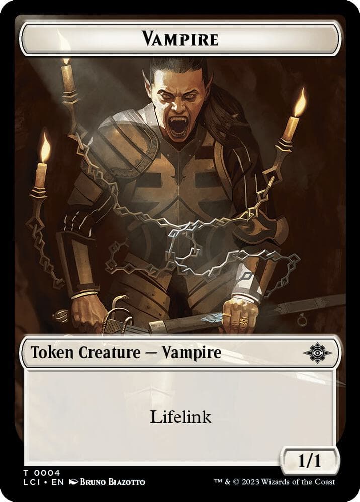 Vampire // Skeleton Pirate Double-Sided Token