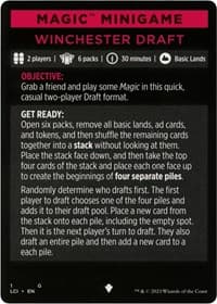 Magic Minigame: Winchester Draft