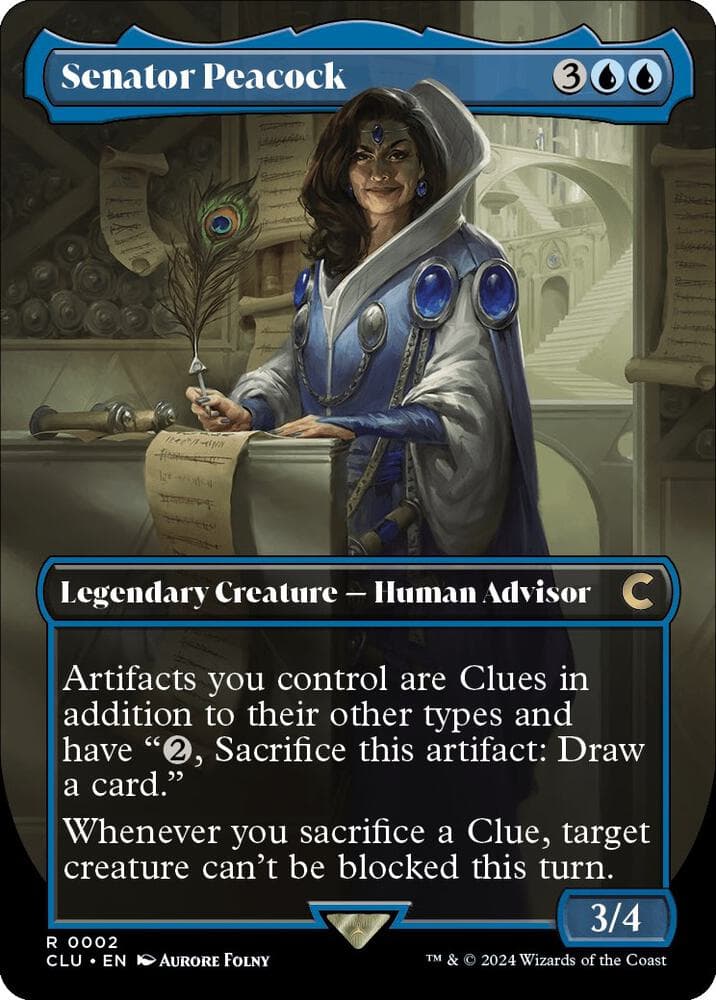 Senator Peacock (Borderless)