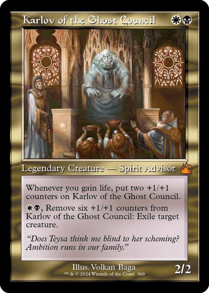 Karlov of the Ghost Council (Retro Frame)