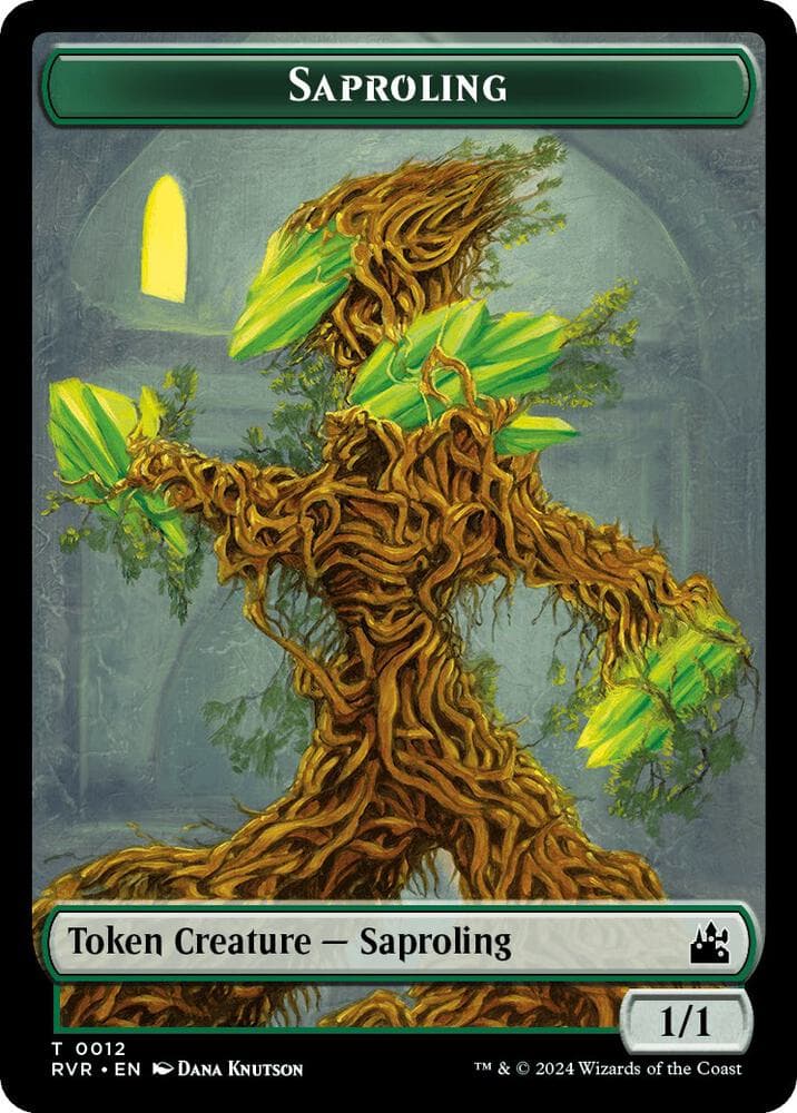 Saproling // Beast Double-Sided Token