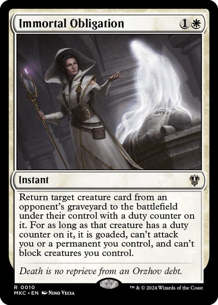 Immortal Obligation