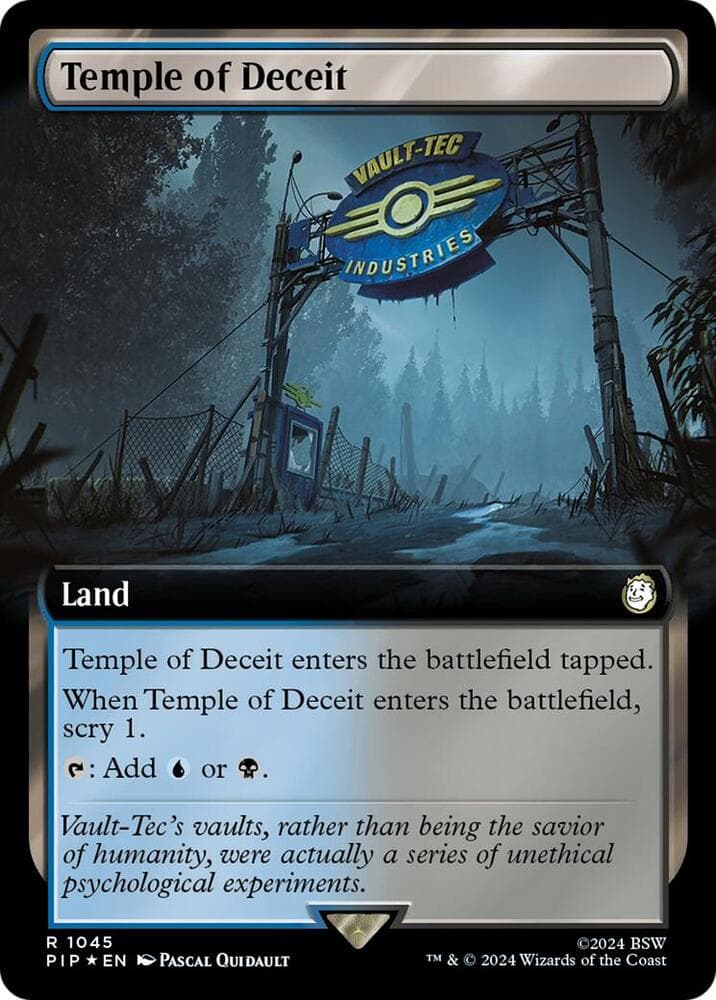 Temple of Deceit (Extended Art) (Surge Foil)