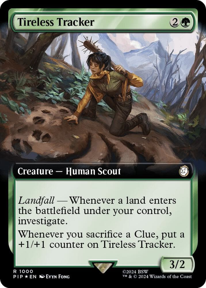 Tireless Tracker (Extended Art) (Surge Foil)