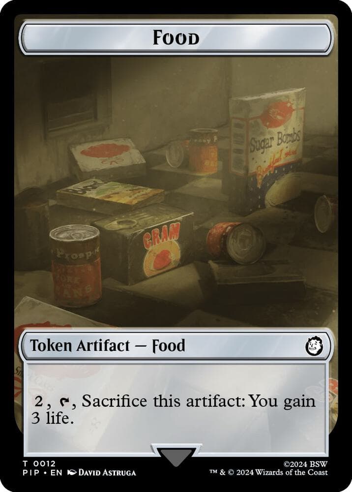 Food (0012) // Thopter Double-Sided Token