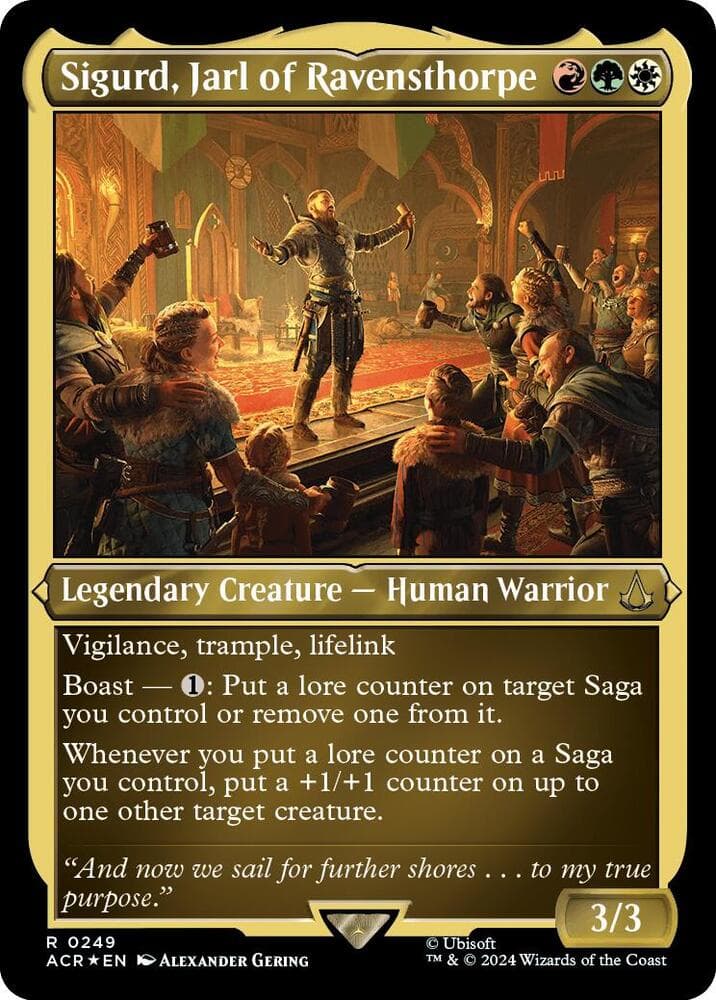 Sigurd, Jarl of Ravensthorpe (Foil Etched)