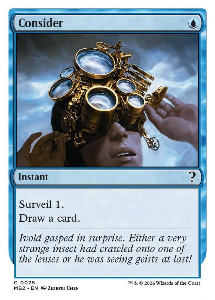 Consider (White Border)