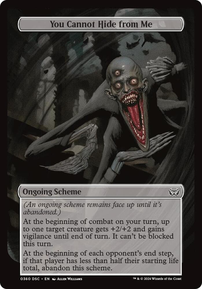 You Cannot Hide from Me (Full Art)