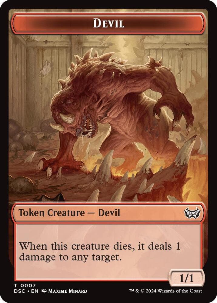 Devil // Scarecrow Double-Sided Token