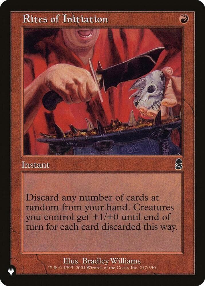 Rites of Initiation