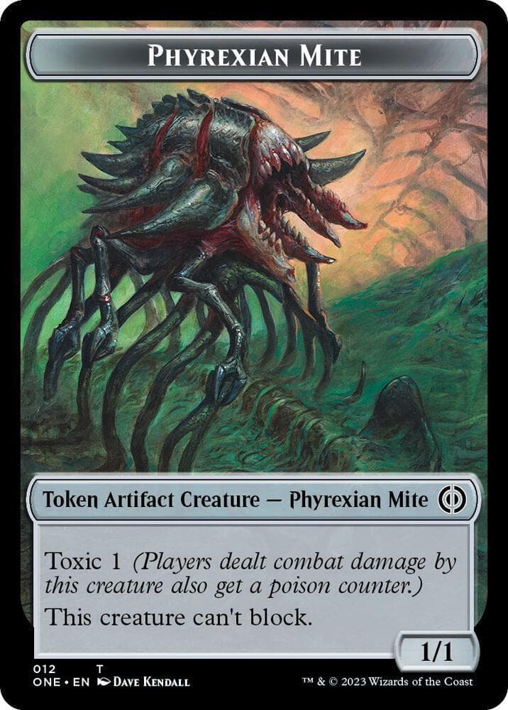 Phyrexian Mite Token (012) // Phyrexian Golem Double-Sided Token