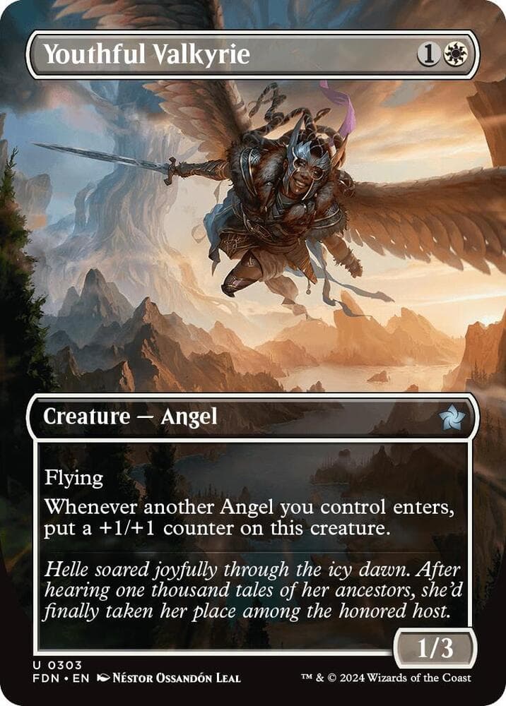Youthful Valkyrie (Borderless)