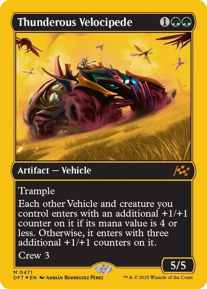 Thunderous Velocipede (First-Place Foil)