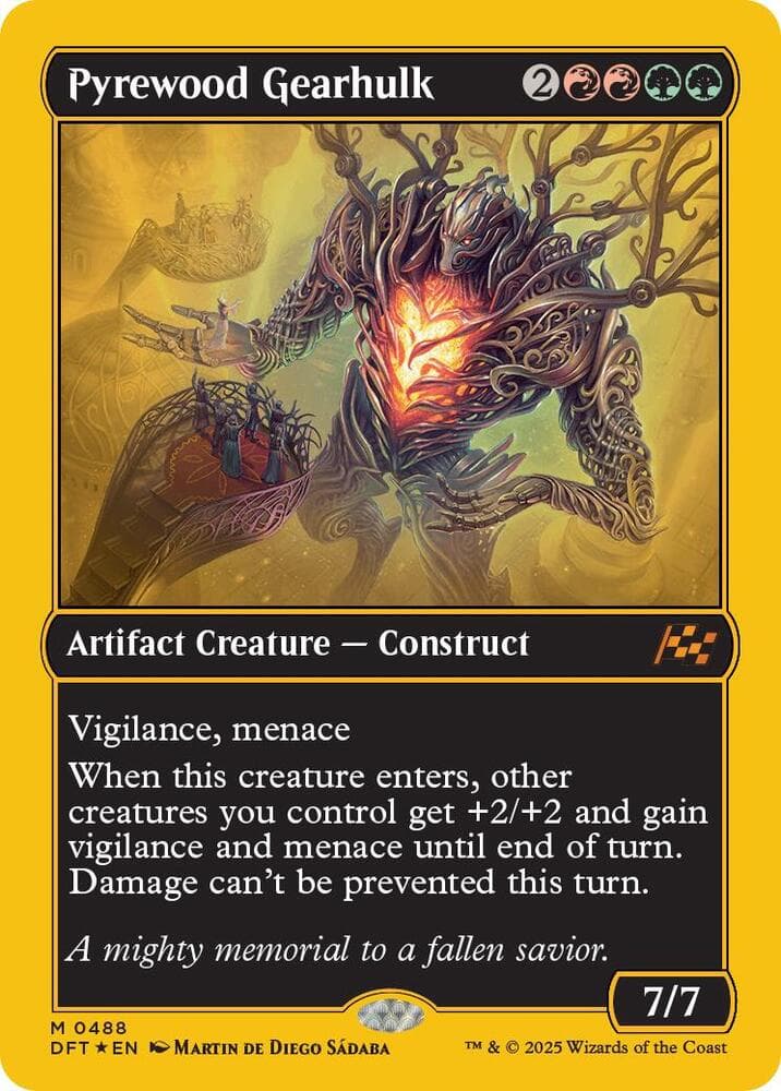 Pyrewood Gearhulk (First-Place Foil)