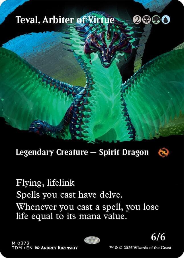 Teval, Arbiter of Virtue (Borderless)