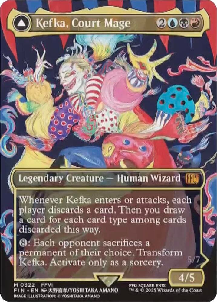 Kefka, Court Mage (0322) (Borderless)