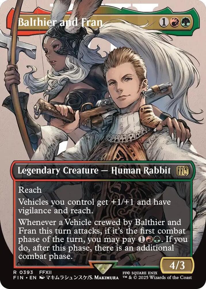Balthier and Fran (0393) (Borderless)