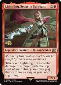 Lightning, Security Sergeant