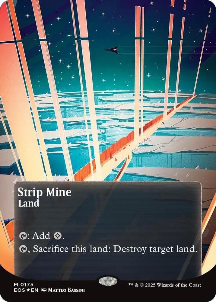 Strip Mine (0175) (Borderless) (Galaxy Foil)